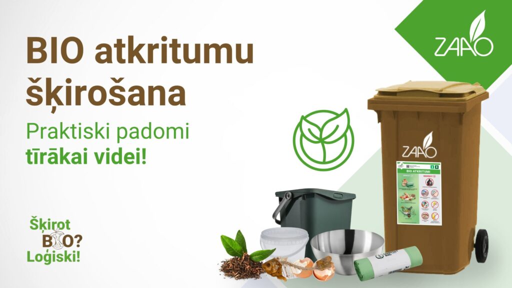 BIO atkritumu šķirošana