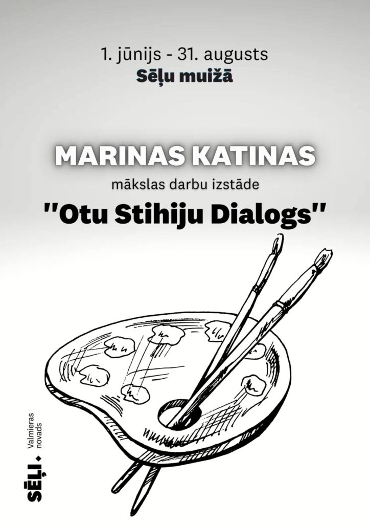 Izstāde Otu stihiju dialogs Sēļu muižā