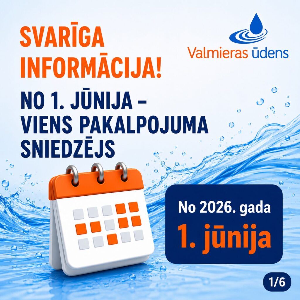 Svarīgākais klientiem saistībā ar komunālo pakalpojumu sniedzēja maiņu