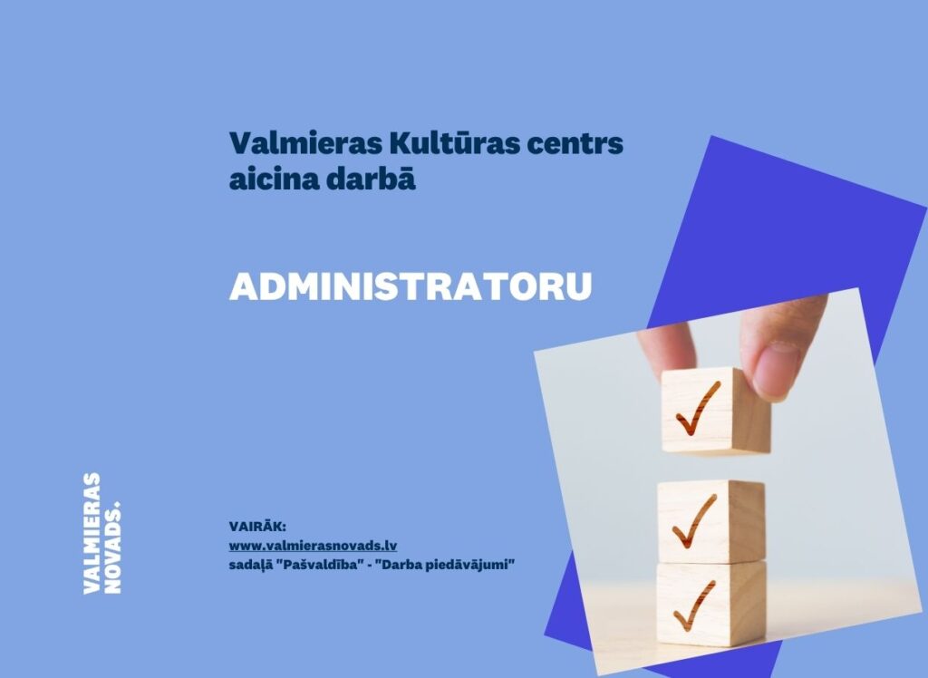 Aicina darbā administratoru Valmieras kultūras centrā. Attēlā pirksti, kas liek tornītī klučus