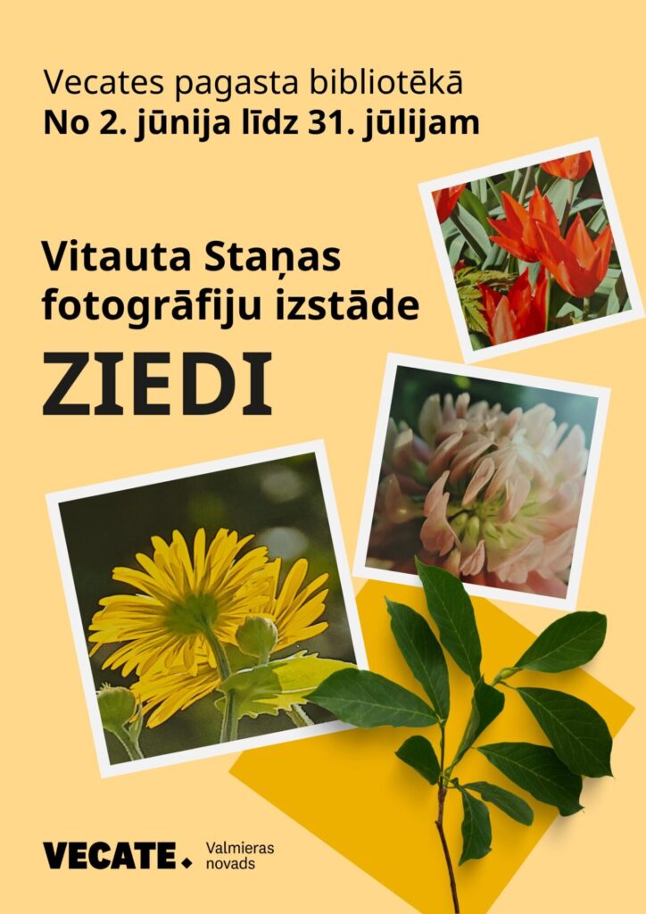 Vitauta Staņas fotogrāfiju izstāde ZIEDI
