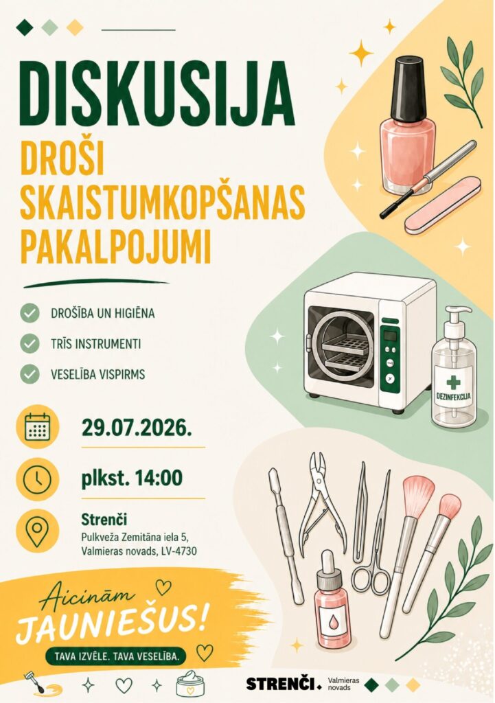 Droši skaistumkopšanas pakalpojumi