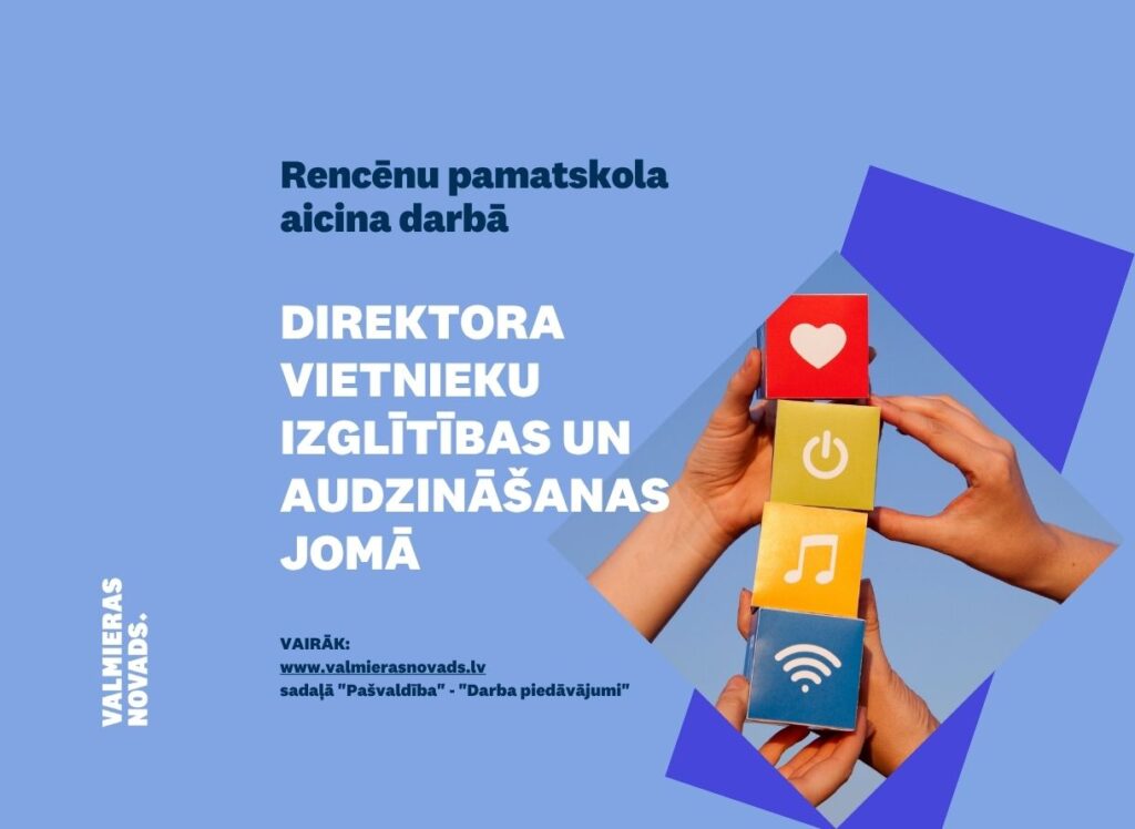 Rencēnu pamatskola direktora vietnieku izglītības un audzināšanas jomā