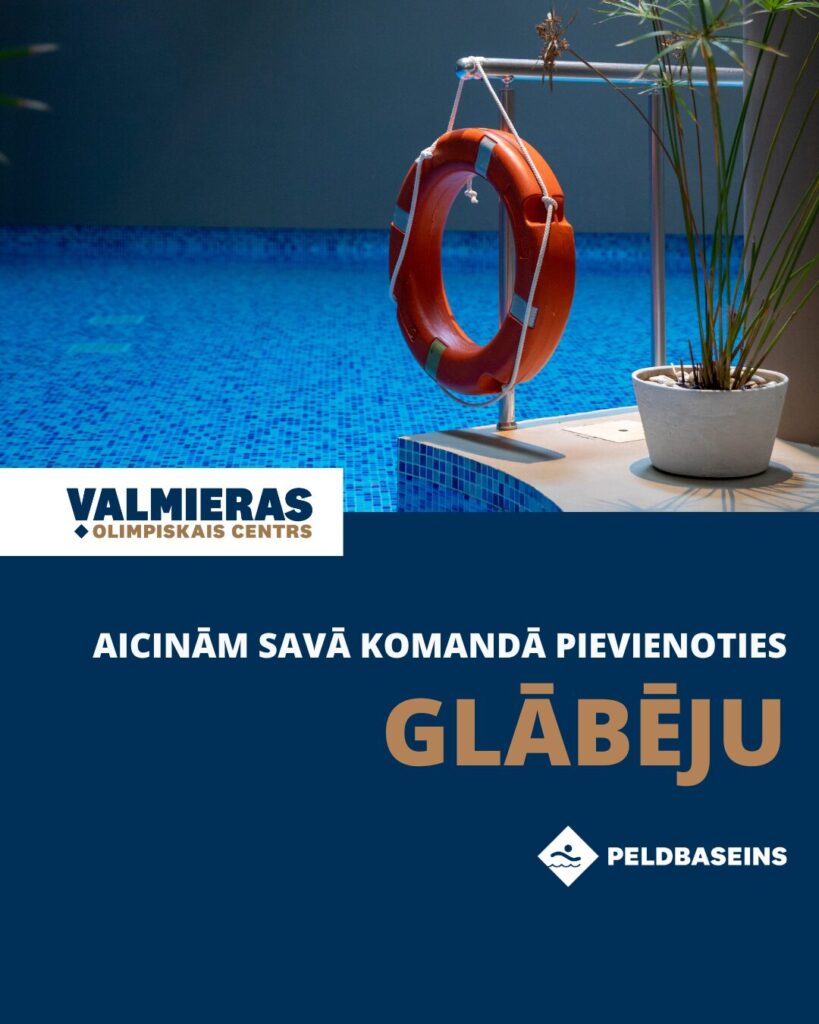 Aicina darbā glābēju peldbaseinā