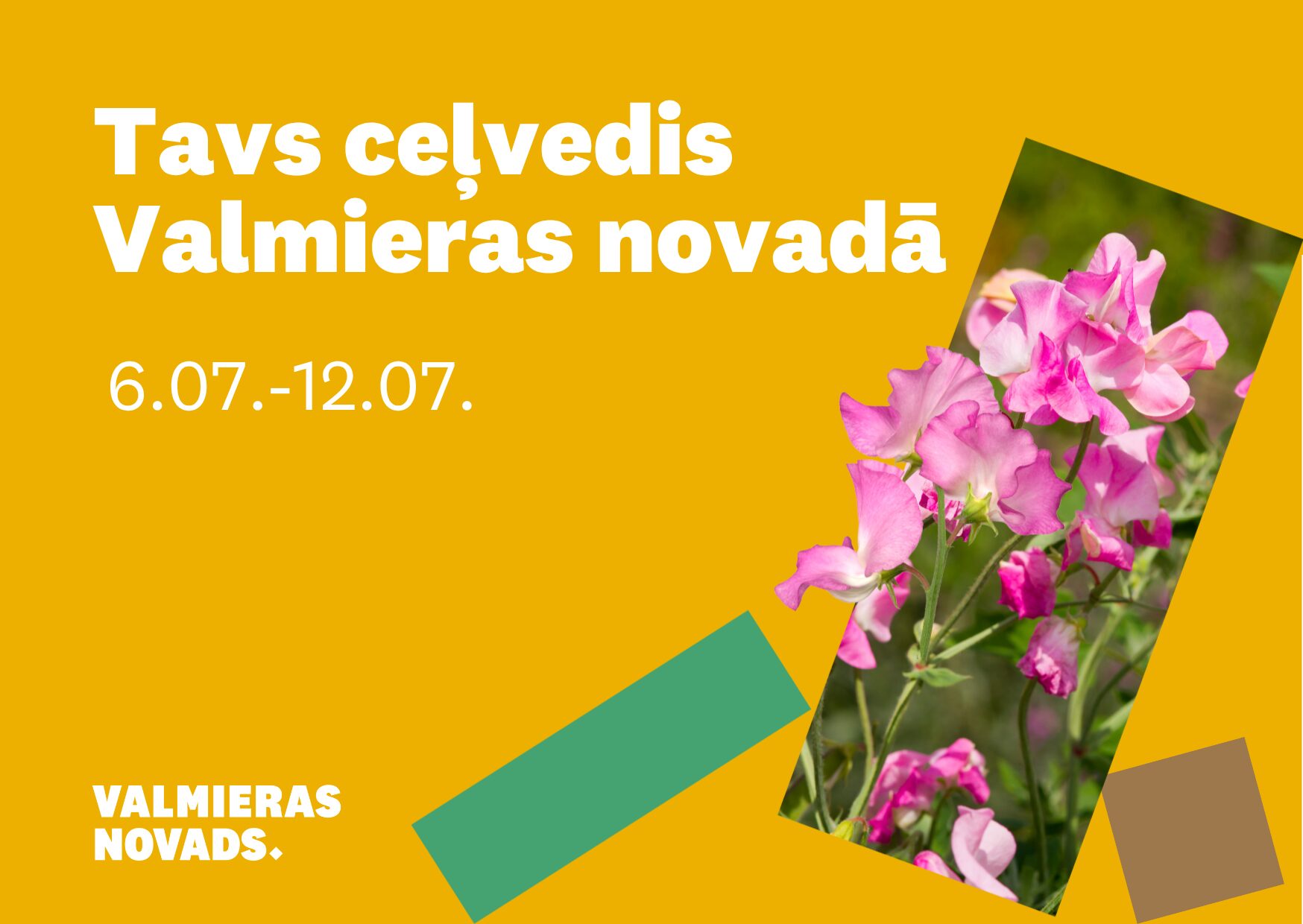 Valmieras novada notikumu apskata vizuālis ar datumiem