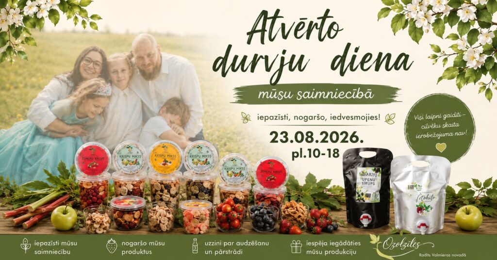 Atvērto durvju diena "Ozolzīlēs"