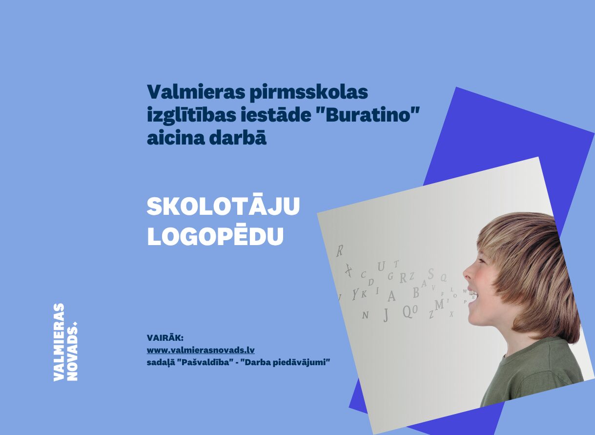skolotāju logopēdu PII Buratino