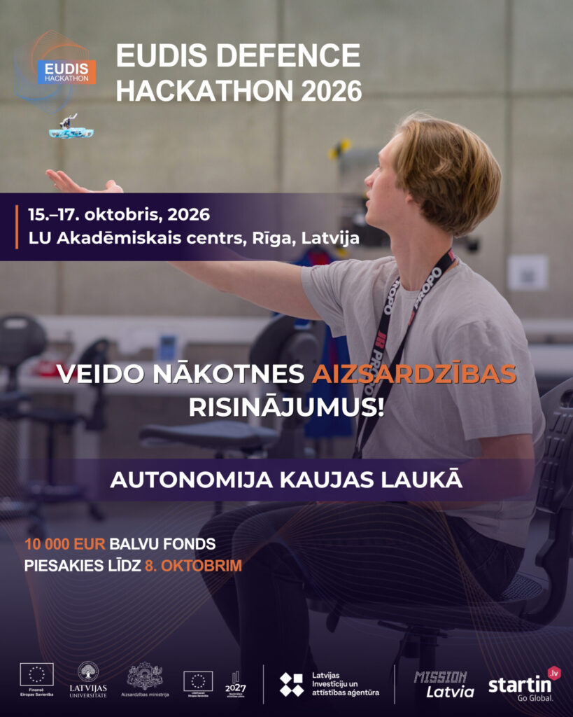 Jaunieši aicināti piedalīties aizsardzības tehnoloģiju hakatonā 