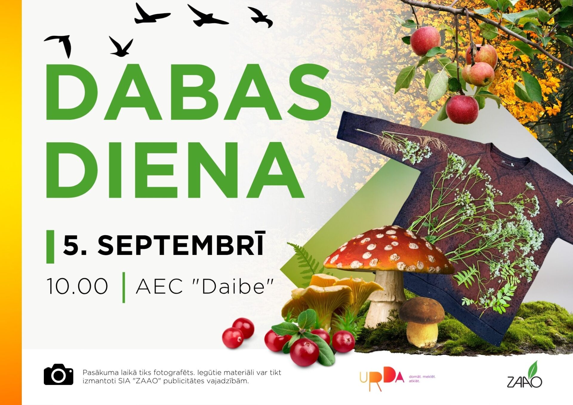 Dabas diena 5. septembrī