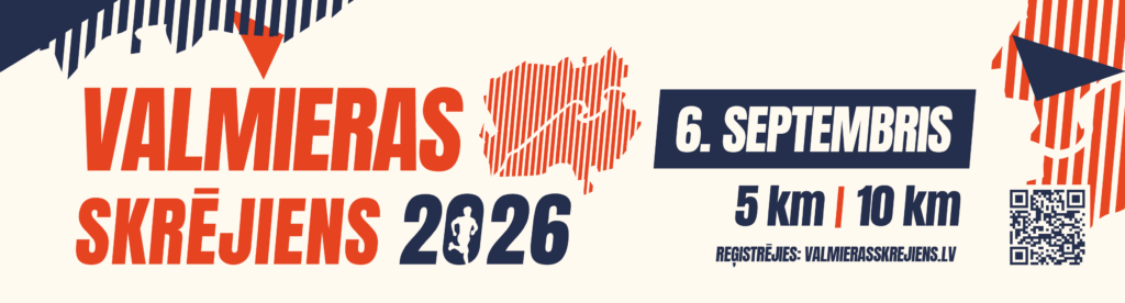 Valmieras skrējiena vizuālis-baneris