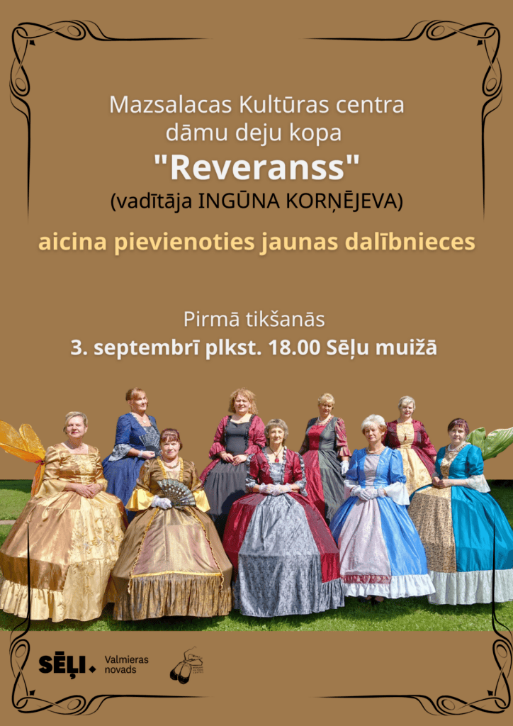 Reveranss aicina savā pulkā jaunas dalībnieces
