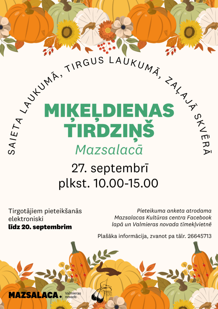 miķeļdienas tirgus Mazsalacā