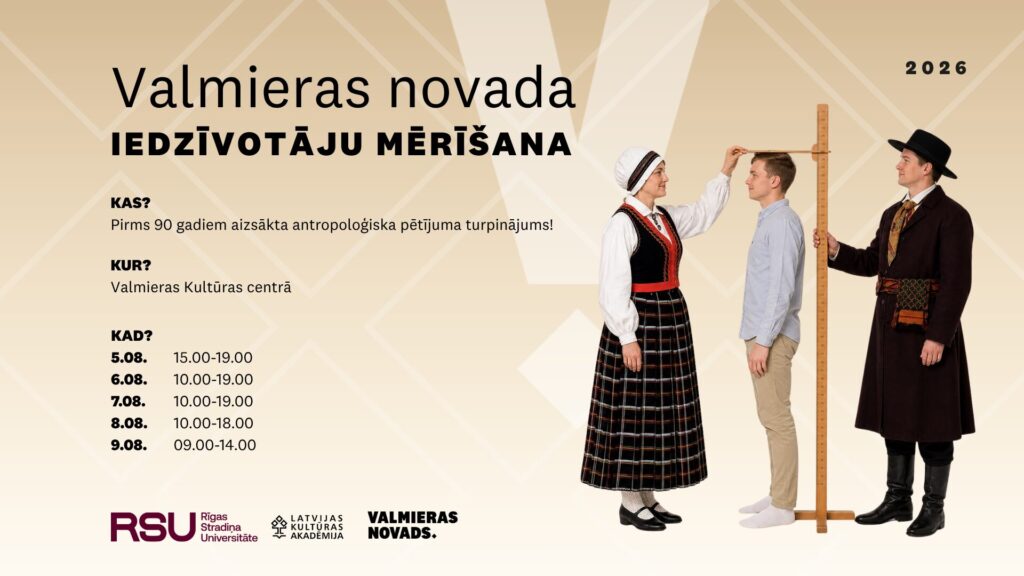 Aicinām piedalīties nozīmīgā pētījumā – Latvijas iedzīvotāju mērīšanā