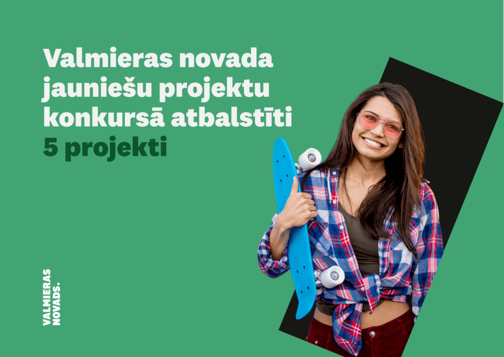 Valmieras novada jauniešu iniciatīvu projektu konkursa otrajā kārtā atbalstīti pieci projekti