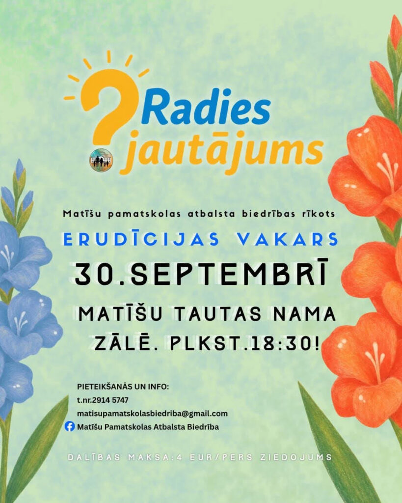Erudīcijas vakars Matīšos