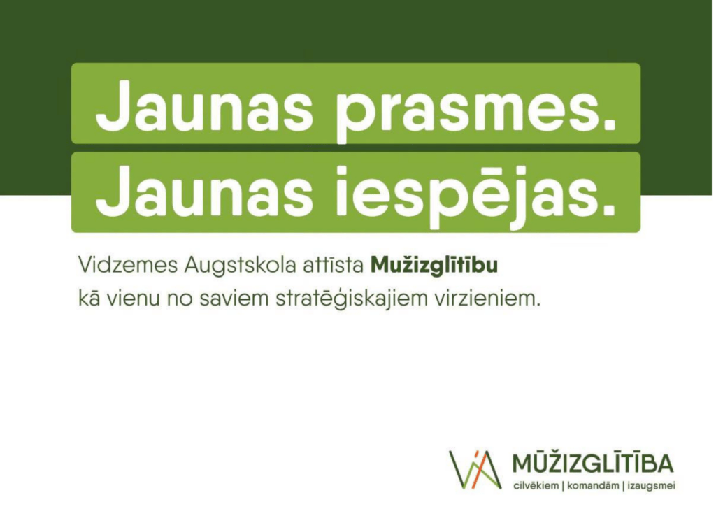 Vidzemes Augstskolas mūžizglītības piedāvājums