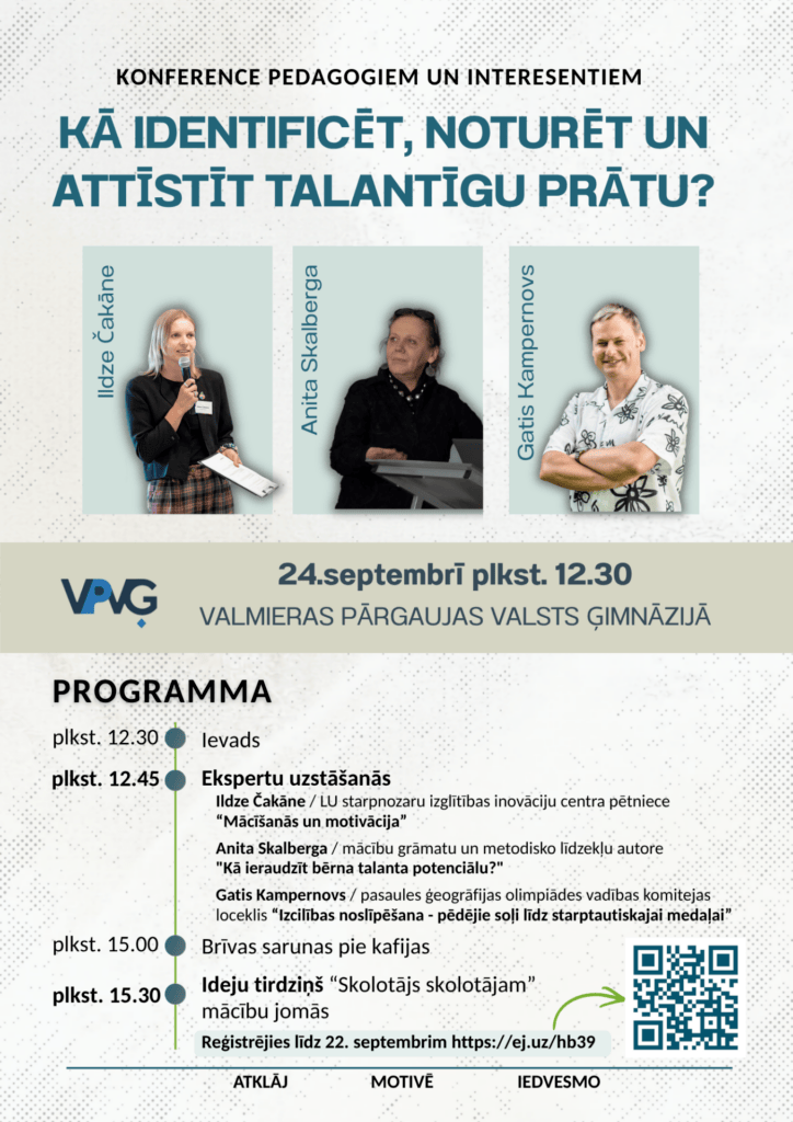 Valmieras Pārgaujas valsts ģimnāzijas konference 24. septembrī
