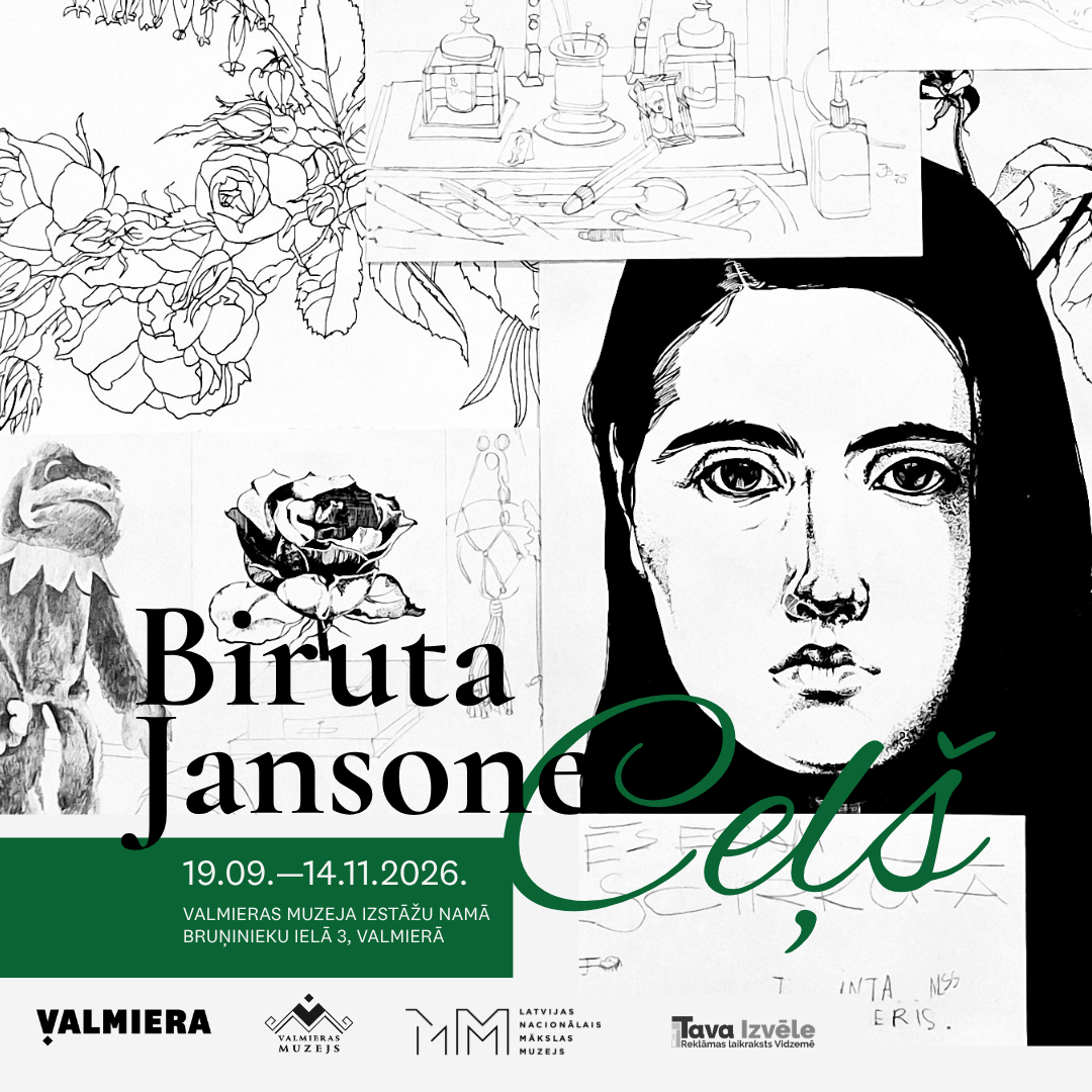 BIRUTAS JANSONES personālizstāde “Ceļš” /2026. gada 19. septembris – 14. novembris/