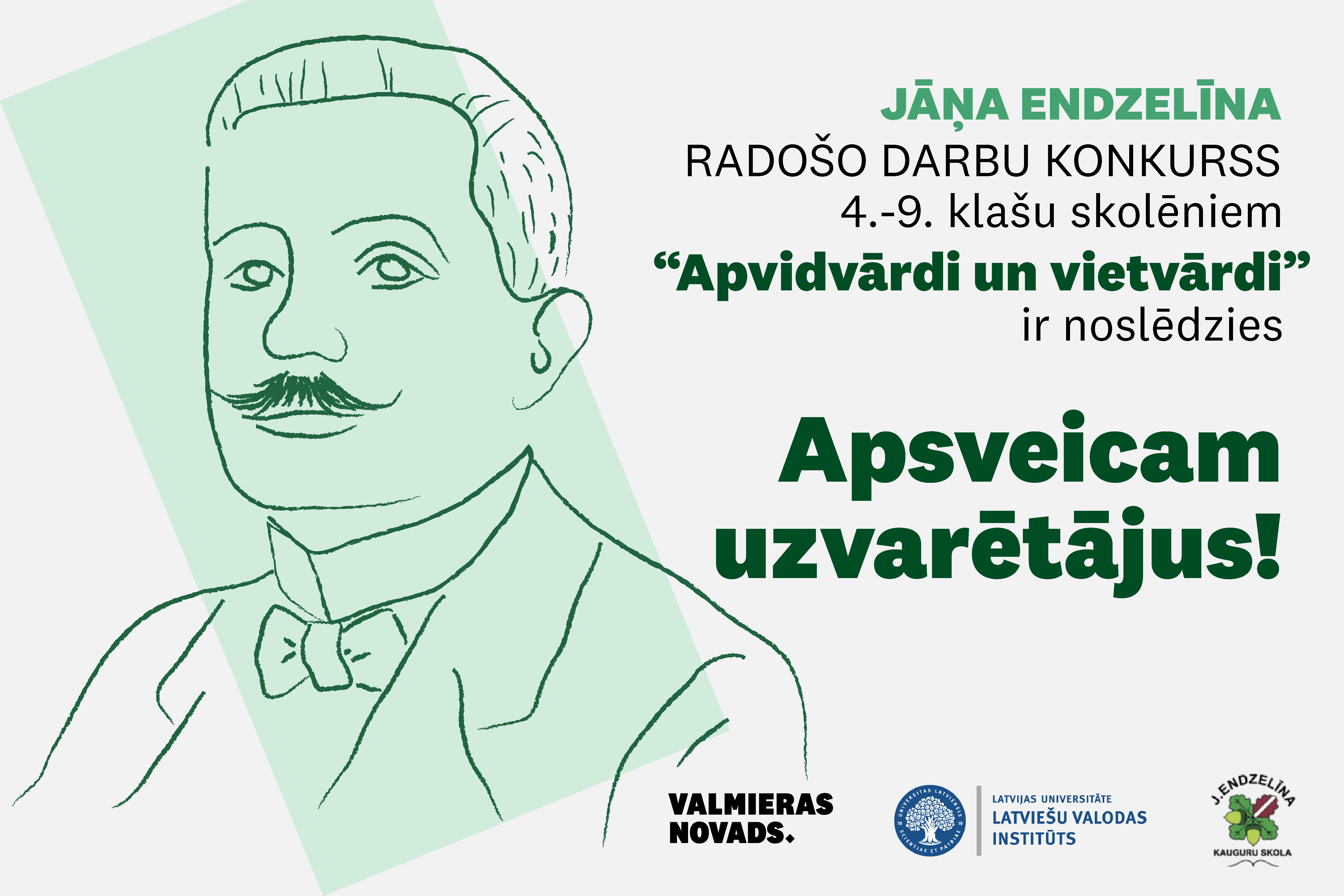 Paziņoti Jāņa Endzelīna valodas konkursa “Apvidvārdi un vietvārdi” uzvarētāji
