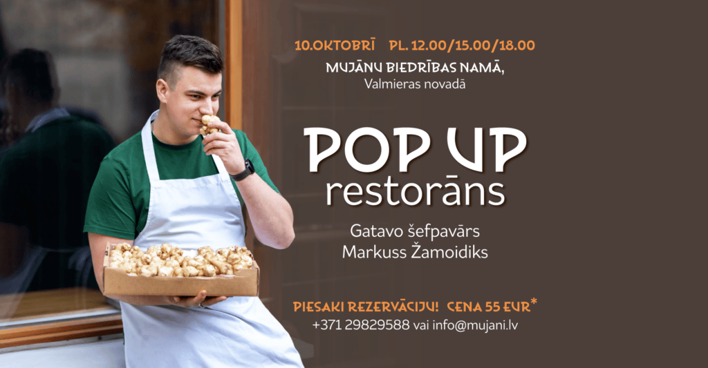 POP-UP RESTORĀNS AR MARKUSU ŽAMOIDIKU