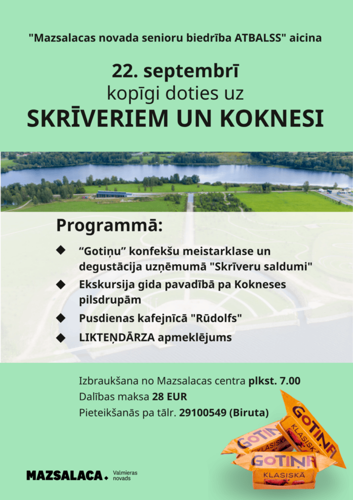 Mazsalacas senioru biedrības ekskursija