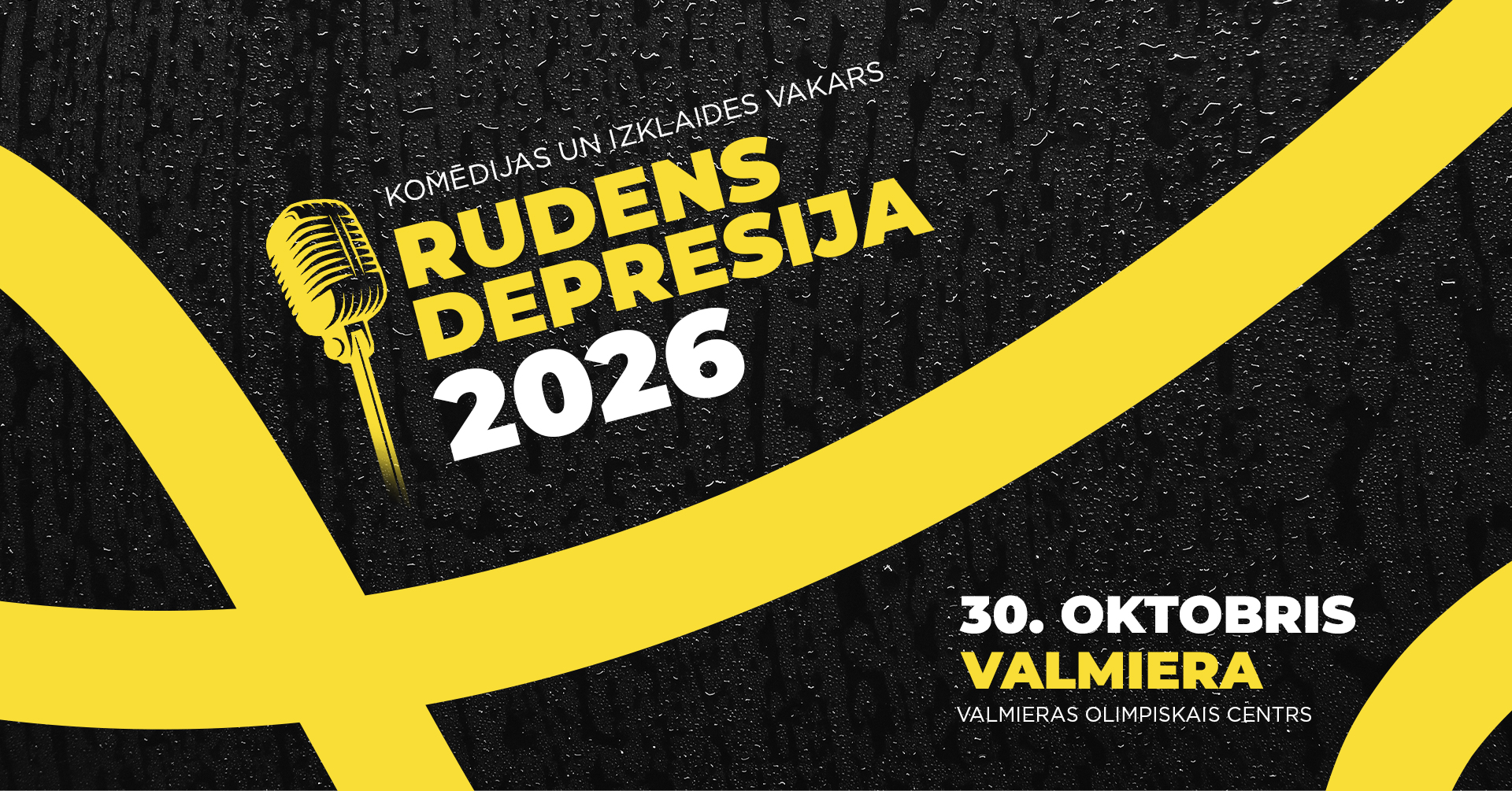 Valmierā būs komēdijas un izklaides vakars 