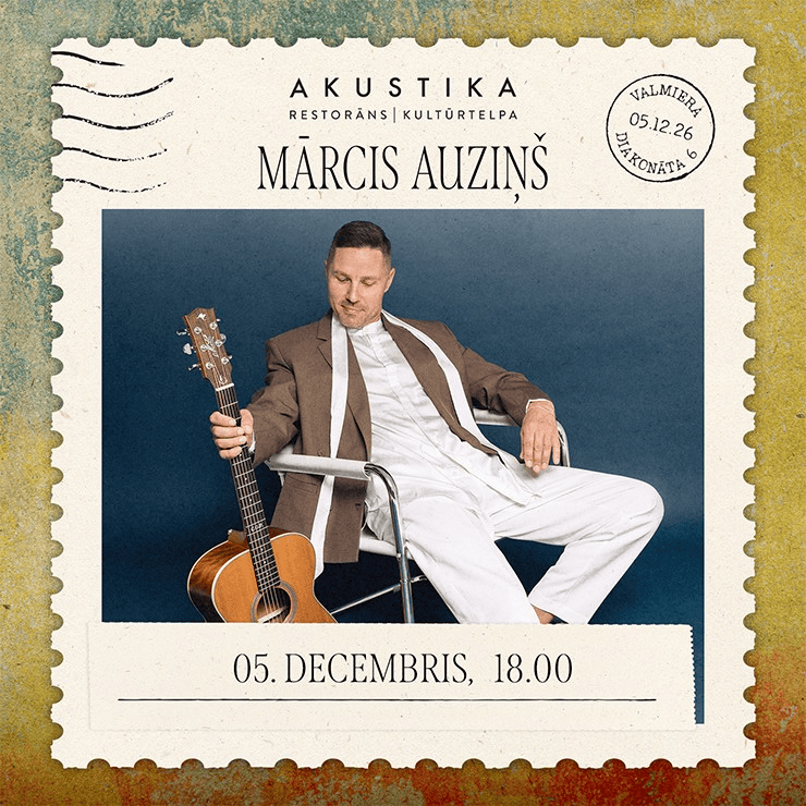 Mārča Auziņa solo koncerts "Akustikā"