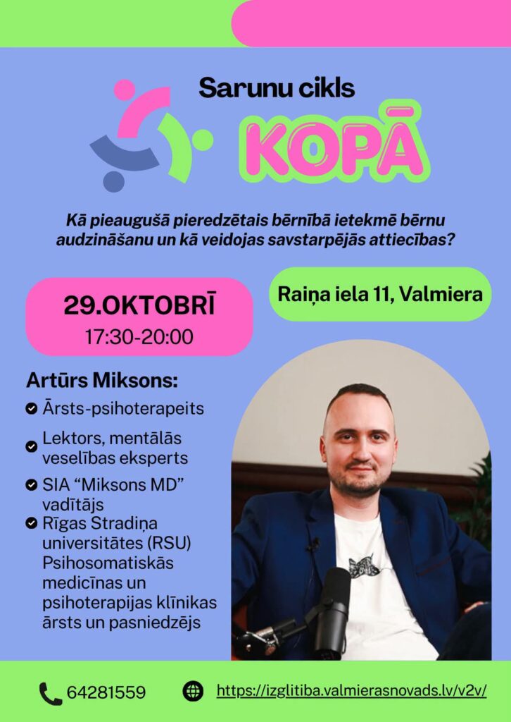 Sarunu cikls vecākiem “KOPĀ”