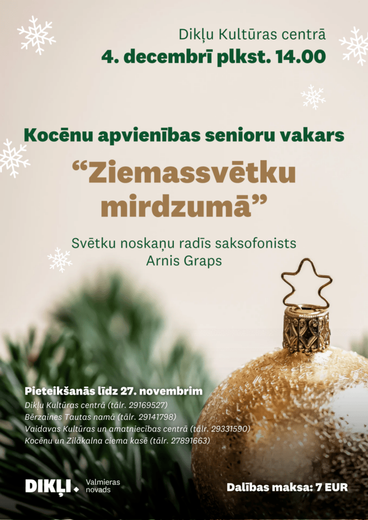 Kocēnu apvienības senioru vakars
