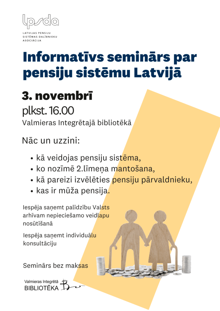 informatīvs seminārs par pensiju sistēmu