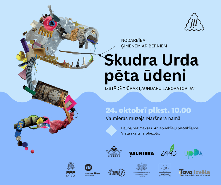 Valmieras muzejā notiks nodarbība ģimenēm ar bērniem “Skudra Urda pēta ūdeni”
