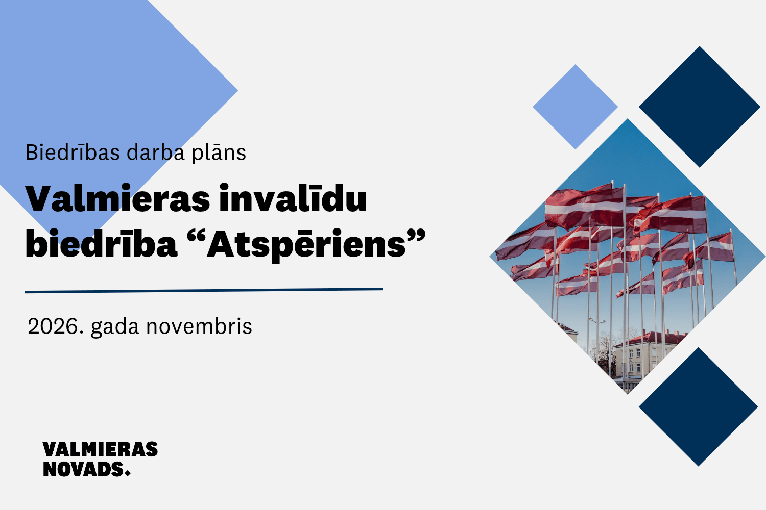 Valmieras invalīdu biedrības “Atspēriens” aktualitātes